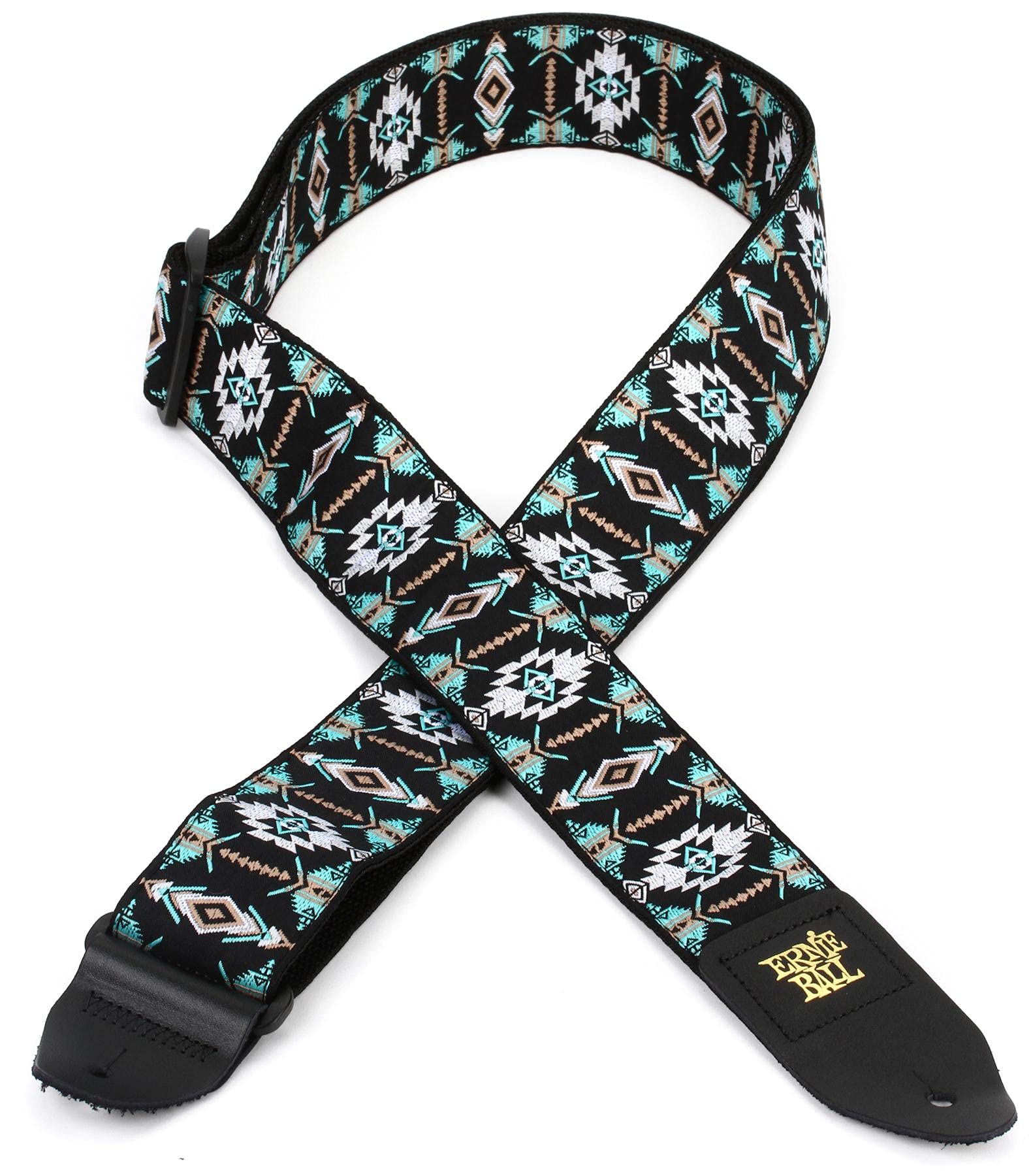 Ernie Ball Southwestern Turquoise Jacquard Guitar Strap