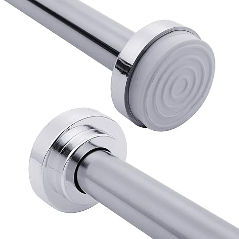 Stainless Steel Extendable Telescopic Curtain Rod Tension Pole Net