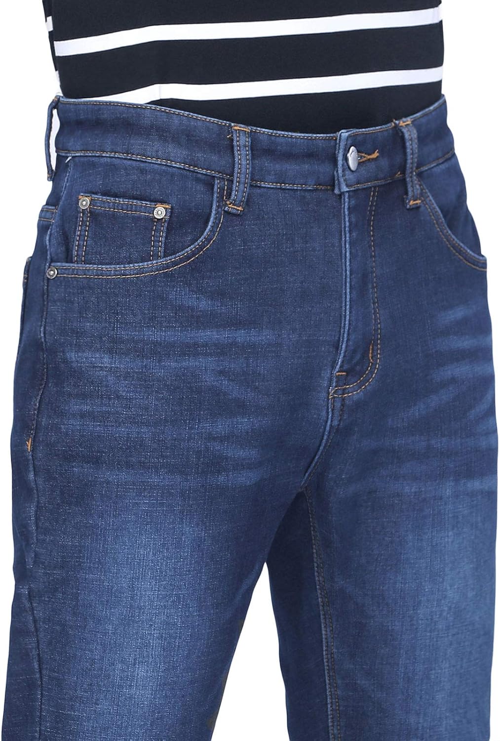 flannel lined jeans slim fit