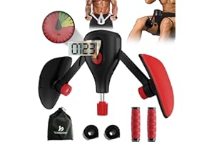 Hiyoga Thigh Master 0-77 lbs Adjustable Resistance, Pelvic Floor Muscle Kegel Exerciser, Thigh Exerciser & Booty Trainer for Women & Men, Pelvic Floor Exercise Workout Machine