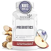 NATION HEALTH MD Prebiotics for Digestion, Immunity and Wellness - with Inulin from Jerusalem Artichoke and Chicory Root - Prebiotics for Women & Men, 90 Capsules