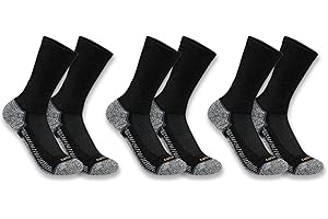 Carhartt mens Force Performance Work Socks 3 Pair PackSocks