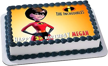 Amazon Com Elastigirl The Incredibles Edible Cake Topper