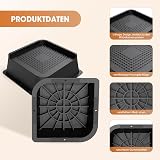 MYMULIKE Bed Risers 2 Inch Heavy Duty L Shaped Up to 6000 Lbs Black 4 Pack view 3