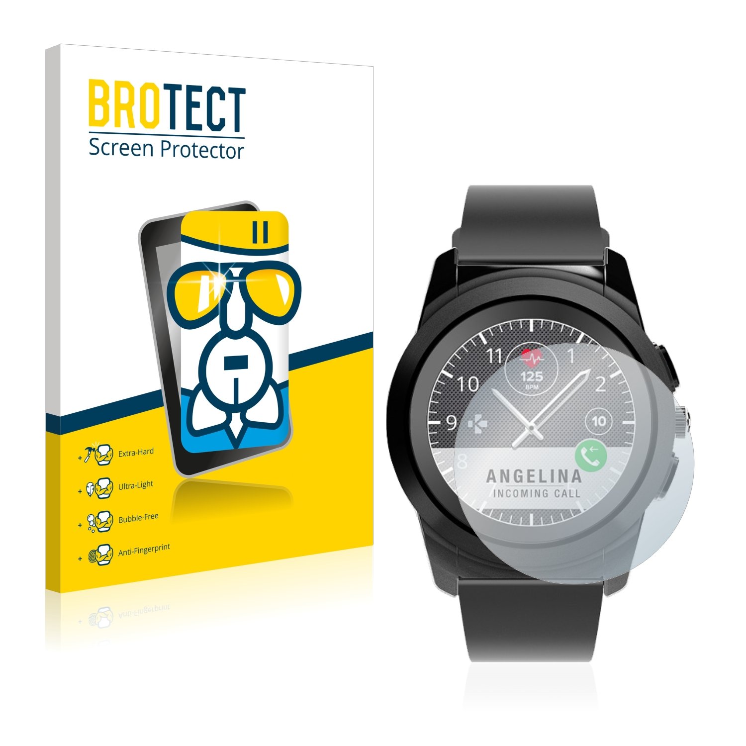 brotect Protector Pantalla Cristal Compatible con MyKronoz ...
