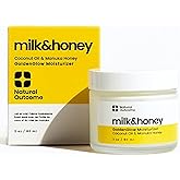 natural outcome Milk & Honey Cream Moisturizer – Coconut Oil & Manuka Hydrating Lotion, Vegan and Organic Body Cream, Face and Hand Cream, Cruelty-Free Honey Body Lotion
