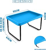 Toyrific Play Tray Activity Table for Kids Sensory Messy Indoor Outdoor view 3