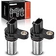 A-Premium 2-PC Engine Camshaft Position Sensor Compatible with Nissan Altima 2001 2.4L, Altima 2002-2006 2.5L, Frontier 2005-2018 2.5L, Sentra 2002-2006 2.5L & Suzuki Equator 2009-2012 2.5L