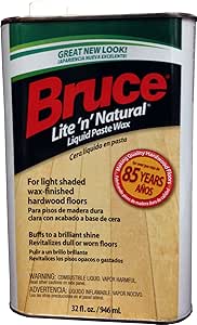 bruce lite n natural liquid paste wax