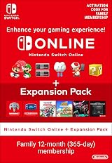 Nintendo Switch Online Expansion Pack Family Membership - Standard (Download