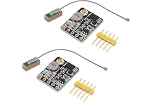 DWEII 2 Pack GPS+BDS Dual-Mode Module Flight Control Satellite Positioning Navigator, ATGM336H Replacement NEO-M8N NEO-6M for Arduino