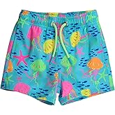 RUGGEDBUTTS Boys UPF50+ Stretch Swim Trunks
