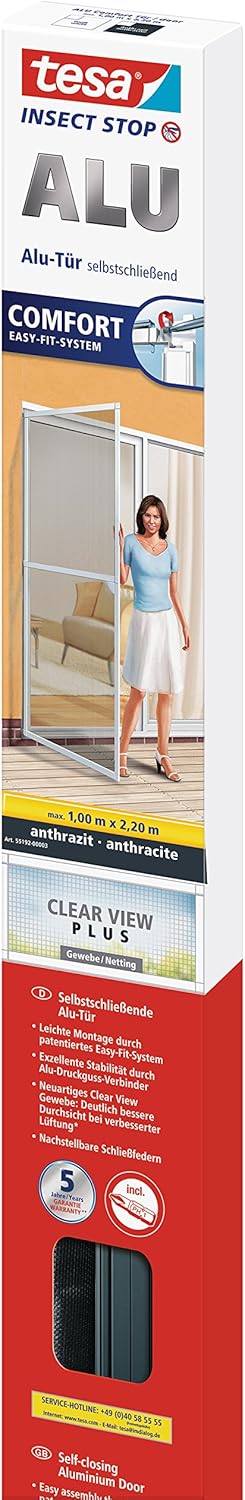 Tesa 55192 – 00003 – 00 Mosquito Net for Rack, 100 x 220 cm - Image 3