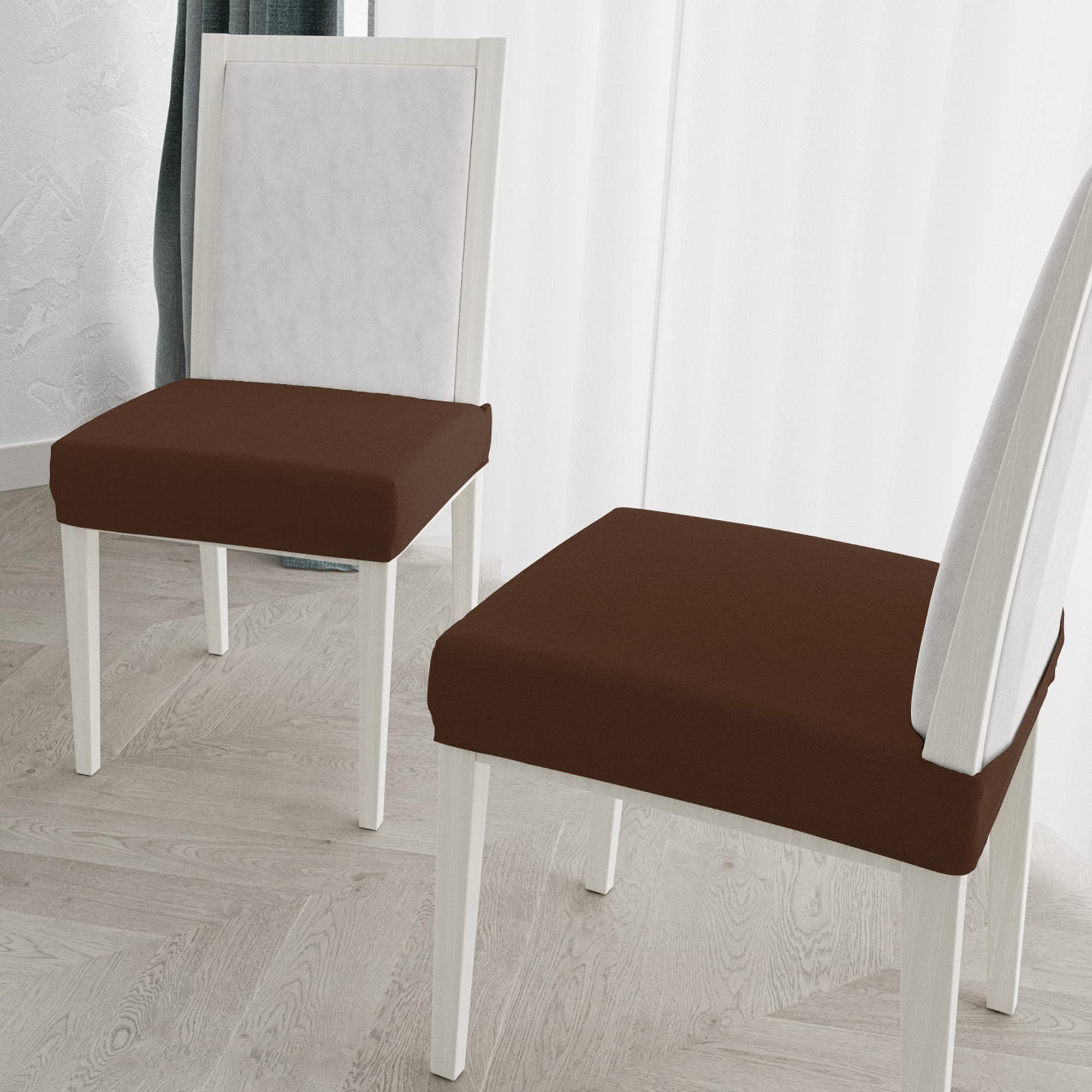 Italian Bed Linen MB Home Basic Most Beautiful Chair Cover, Brown
