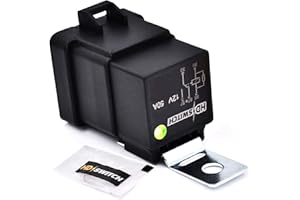 HD Switch 12V 50A Upgrade Waterproof Relay Replaces John Deere Hella 4RD-931-410-08 4RD 931 410, 4RD 931 410-08 007794301 H41410081 933332201 w/LED Indicator Upgrade & Free Dielectric Grease