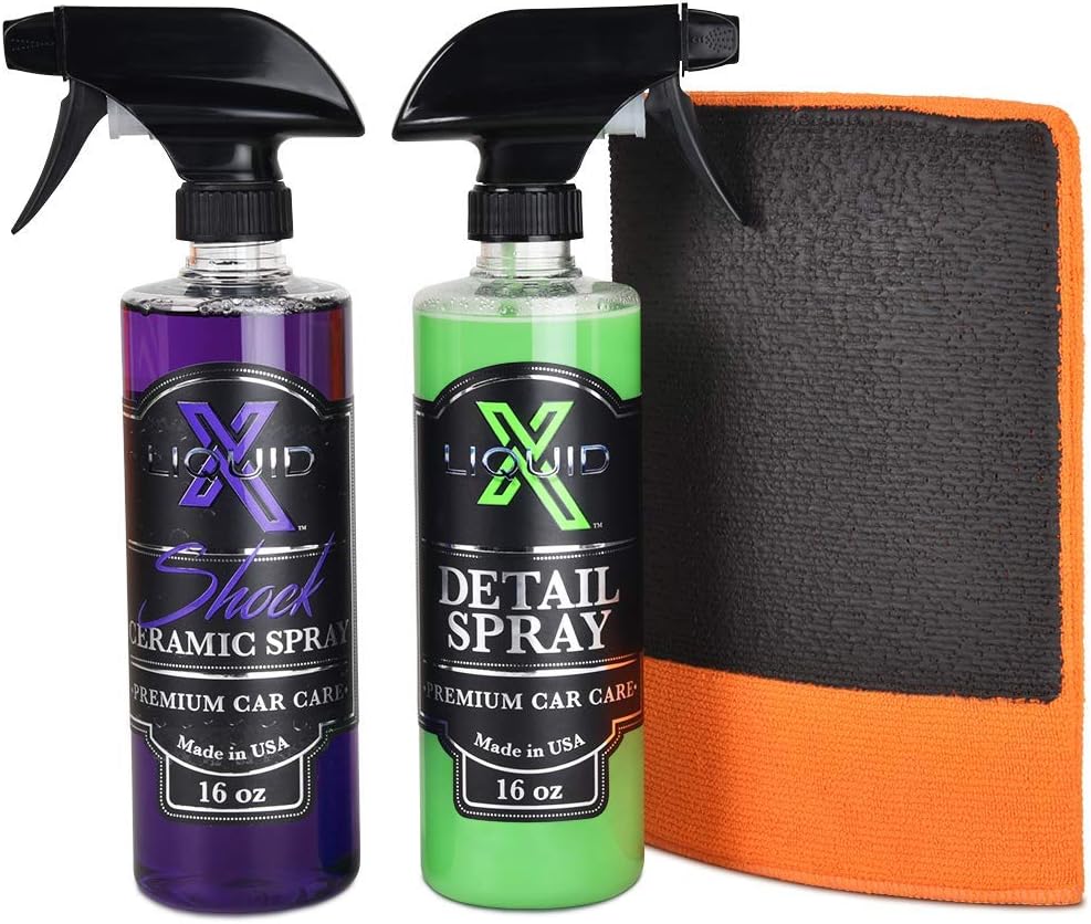 Liquid X Clay Mitt & Ceramic Spray Bundle - Surface Prep and Protect for 9 Months