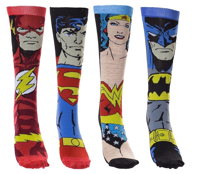 Justice League Boxed Socks Set - 4 Pack