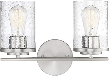 Savoy House 8 8020 2 11 Marshall Polished Chrome 2 Light Bathroom Vanity Light 14 W X 10 H Amazon Com