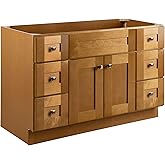 Design House Brookings 48 Inch Bathroom Vanity, Ready to Assemble, Modern Birch – Design House, 599001-MBH