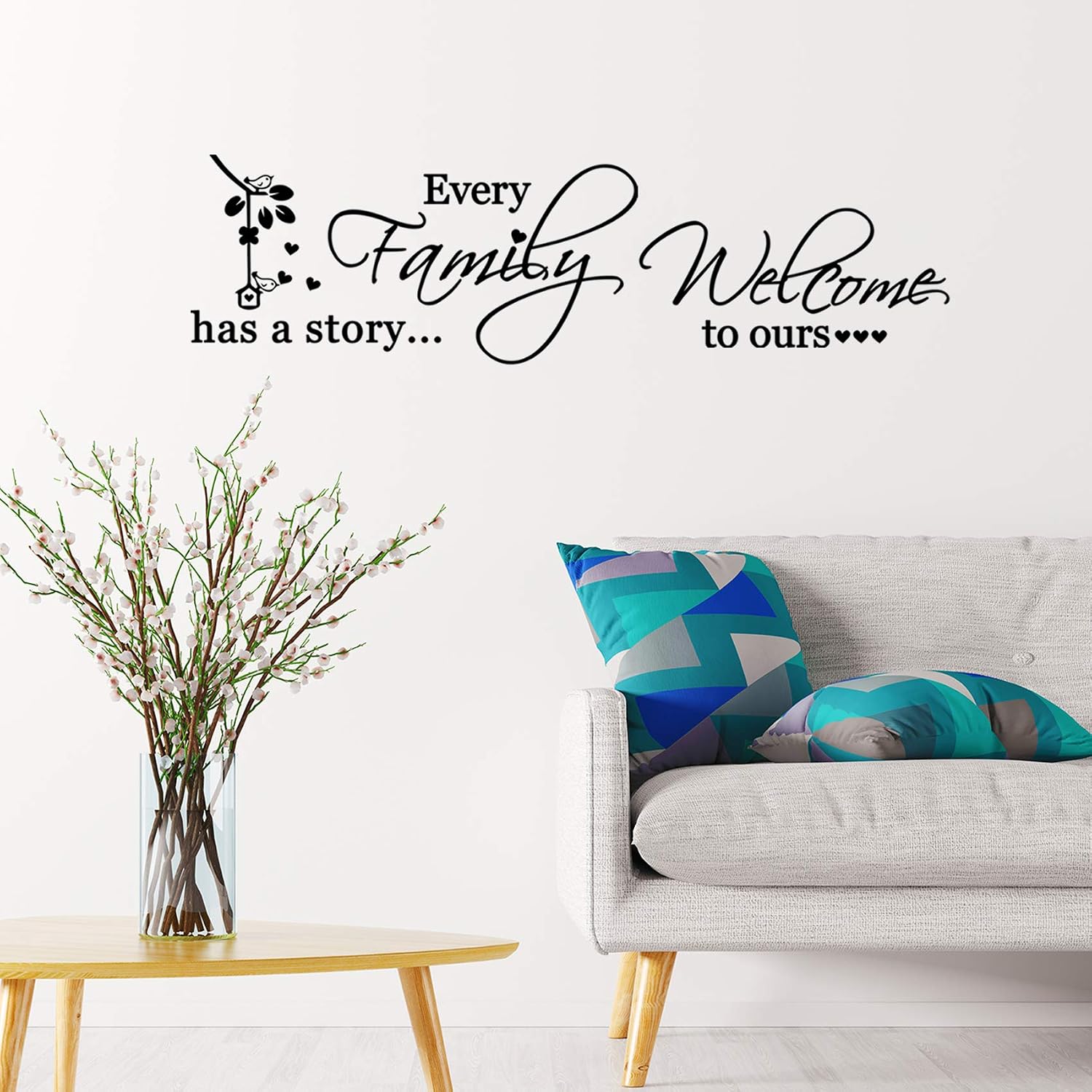 Inspirational Wall Art Stickers, Every Family has a Story Welcome to Ours - Image 5
