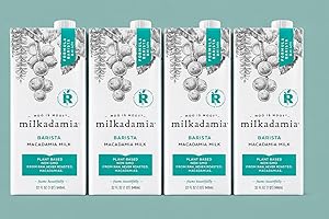 Milkadamia Latte Da Barista Macadamia Milk 32oz (Pack of 4)