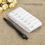 Akozon 200Pcs Custom Name Labels White Woven for Clothing Durable Sew-On view 4