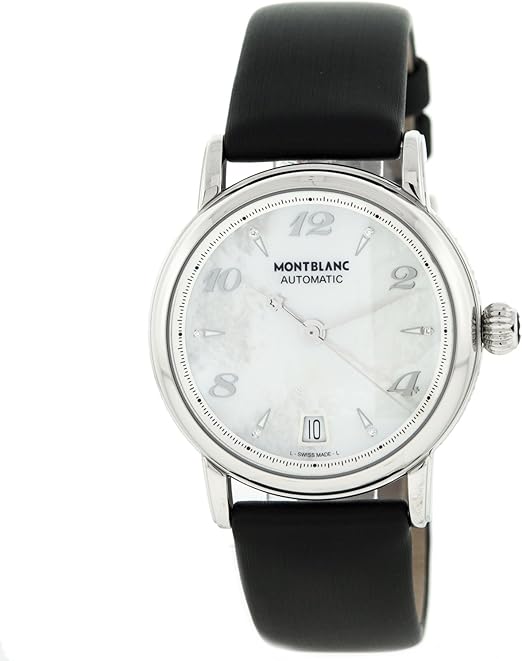 Montblanc Damen Armbanduhr Analog Automatik Schwarz Meisterstuck Amazon De Uhren