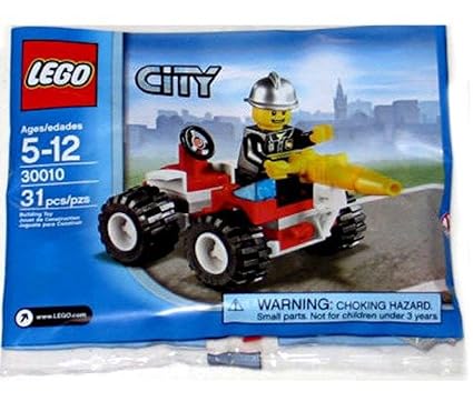 Lego City Exclusive Mini Figure Set 30010 Fire Chief Bagged