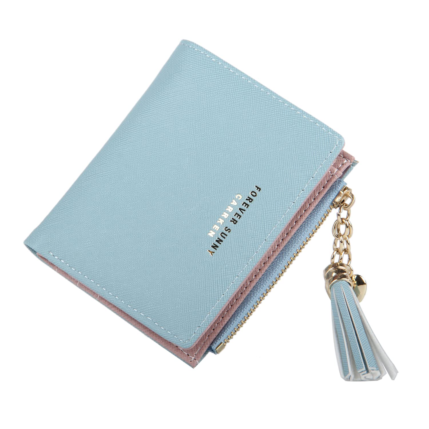 SUKUTU Ladies Purse, PU Leather Wallet for Women Small Bifold Compact Womens Wallet Coin Purse Card Case Holder