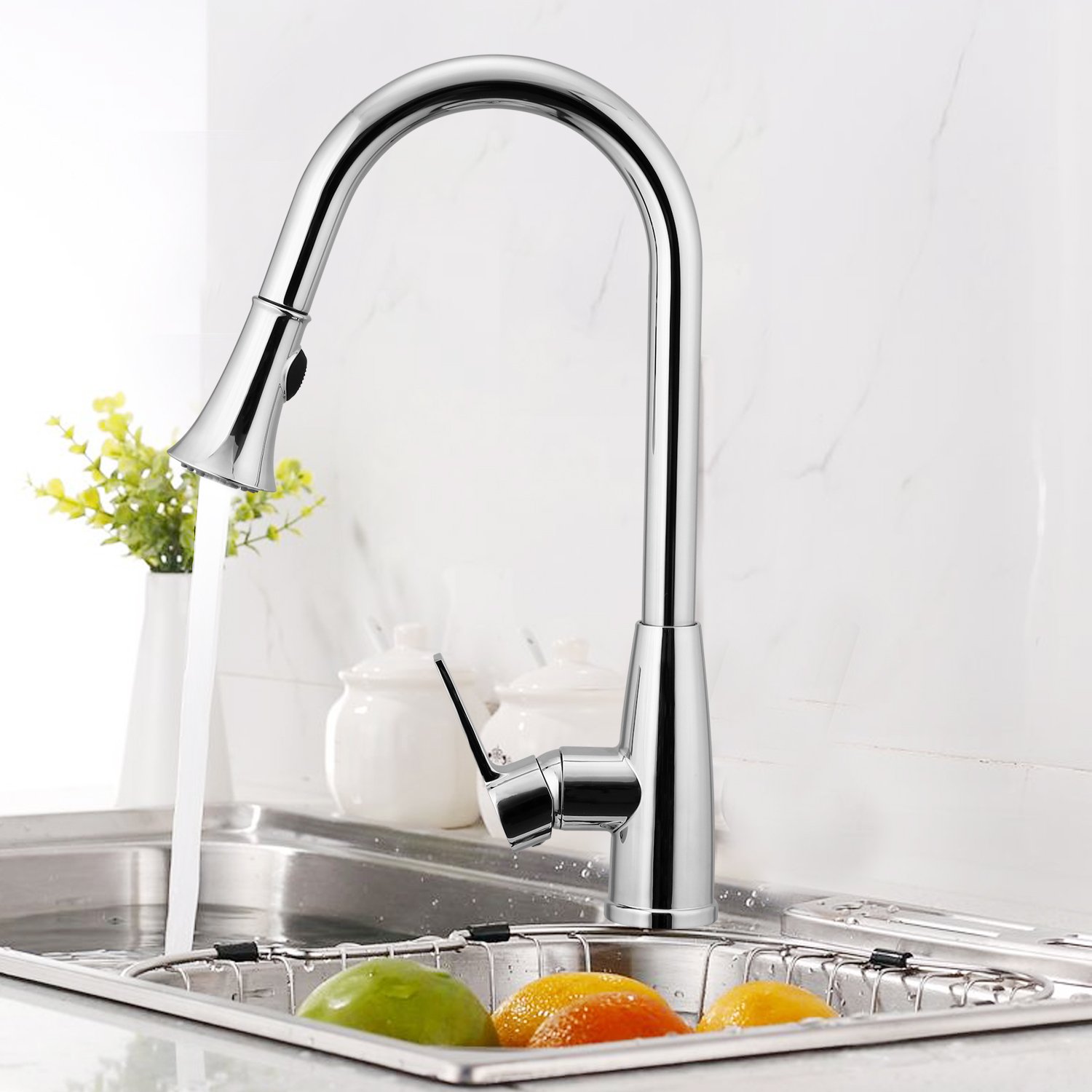 Bidet Armaturen Bathwa Kuchenarmatur Einhebelmischer Kuche Spultisch Armatur Waschtischarmatur Mit Herausziehbarem Auslauf Wasserhahn Baumarkt