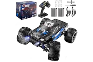 Elvodosia High-Speed 1:16 Scale RC Cars, 40 KM/H All-Terrain Remote Control Car for Adults Kids, 4x4 Off-Road RC Truck, Two Batteries for 40+ MINS