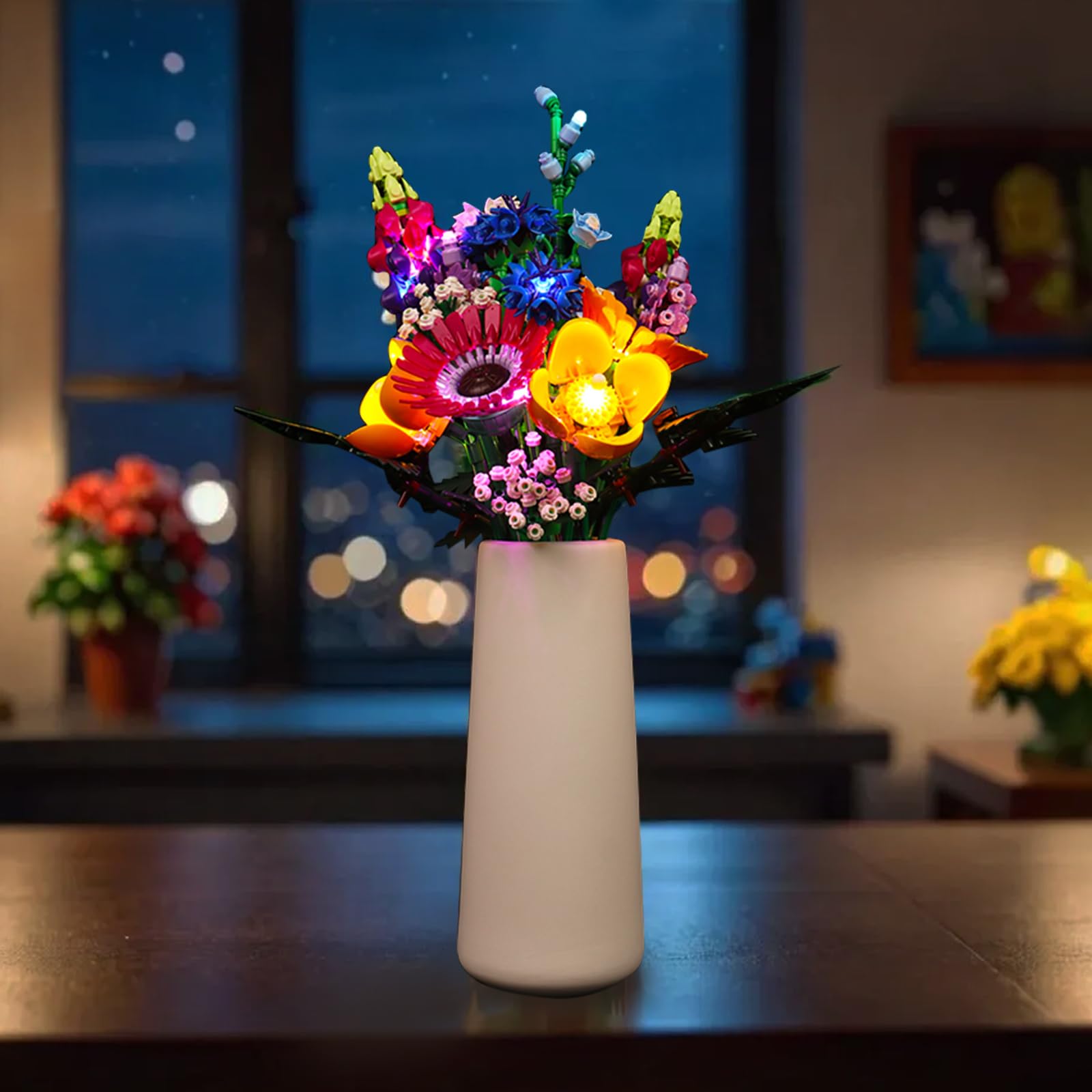 Light Kit for Lego Wildflower Bouquet, Led Lighting Set for Lego 10313 Wildflower Bouquet Set Botanical Collection - Not Include Models, Just Light Set — image 1