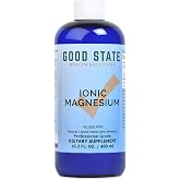 Good State | Ionic Magnesium 16 oz.| Natural | Nano Sized Mineral Technology | Professional Grade | Supports Healthy Chemical &amp; Enzymes Reactions | 192 Servings at 100 mg per serving | 16 Fl oz Bottle