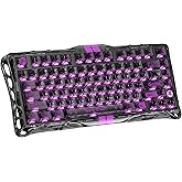 GravaStar Mercury V75 Lite Hall Effect Magnetic Gaming Keyboard – 8KHz Rapid Trigger Wired 75% Keyboard, Adjustable Actuation, Hot-Swappable Switches, Transparent RGB for PC/Mac