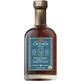 Crown Maple Organic Madagascar Vanilla Maple Syrup, Real Vanilla Bean, Pancakes, Baking, Cocktails &amp; Brunch, 12.7 Fl Oz