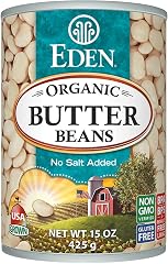 Eden Organic Butter Beans, 15 oz Can