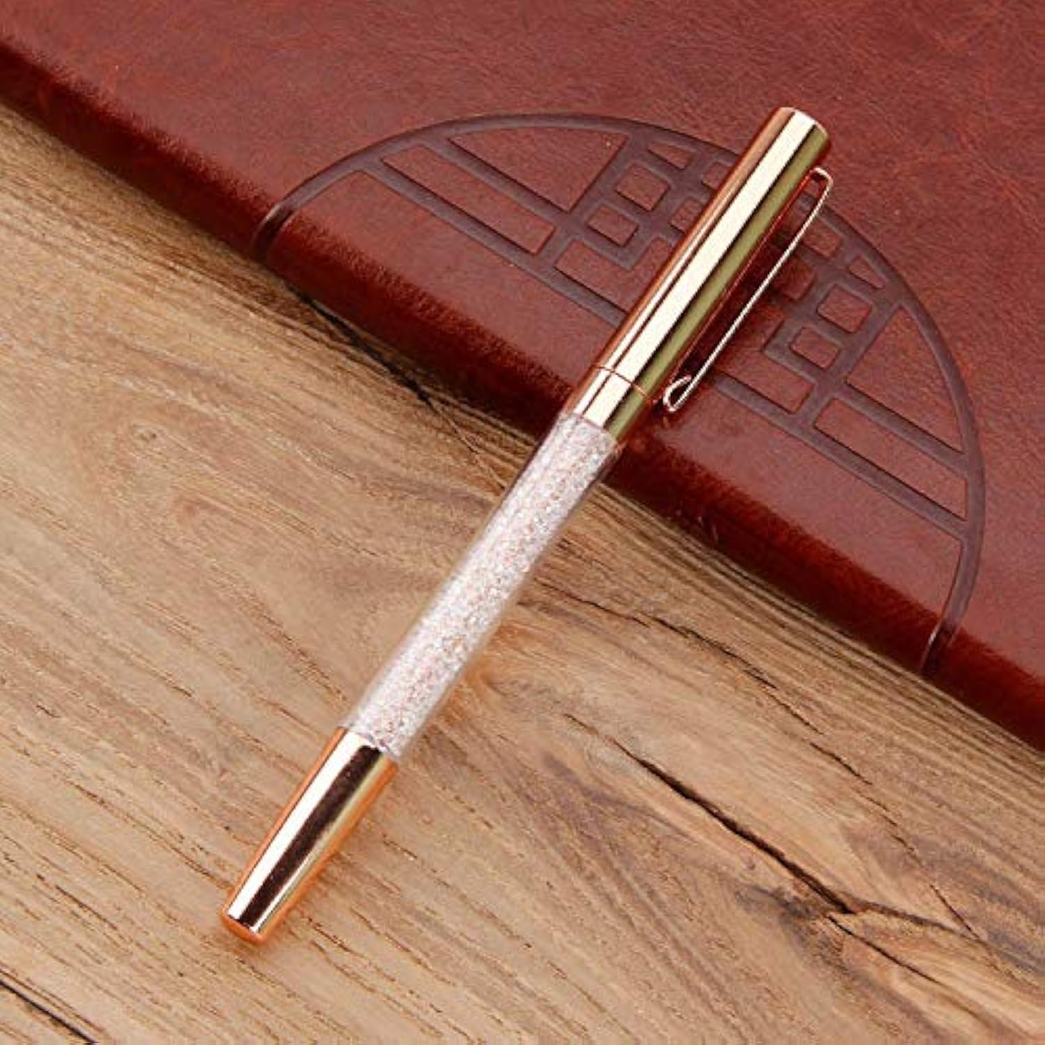 Quality ballpoint pen with crystals, bling crystal diamond slim pen metal crystal ballpoint pen, black ink