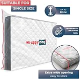Wrappybag Protective Mattress Case Single Size 38x80 Waterproof Air-Tight view 2