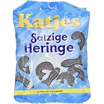 Amazon.com : Katjes Sazige Heringe (Salty Hering Shaped Licorice ...