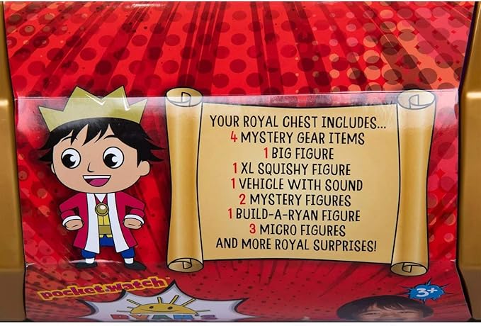 Amazon Com Playset Ryan S World Royal Treasure Chest Exclusive Toys Games