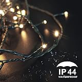Gresonic 300LED Fairy Lights Green Cable 8 Modes IP44 Plug In 132ft view 4