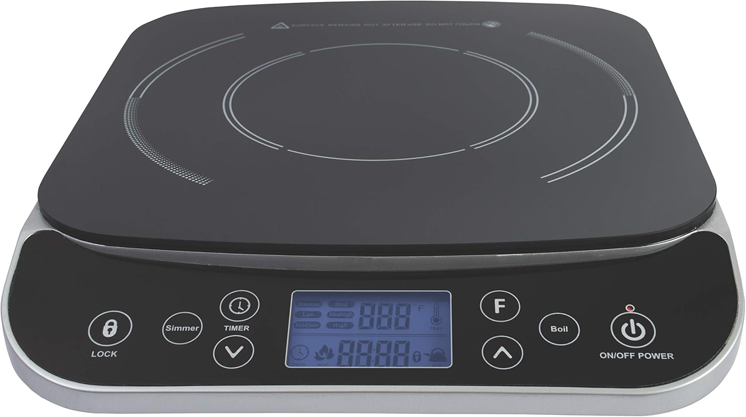 Max Burton #6450 Digital LCD 1800 Watt Induction Cooktop Counter Top Burner: Kitchen & Dining