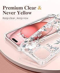 GVIEWIN for iPhone 15 Case, [5 in 1] with 2X Screen