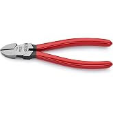 KNIPEX 70 01 160 Diagonal Cutters, 6.25-Inch | Forged Steel Diagonal Cutters - High-Force, Precision, Compact Design