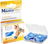 Sea-Band Travel & Motion Sickness Nausea Relief Kids Wristbands Blue 1 Pair
