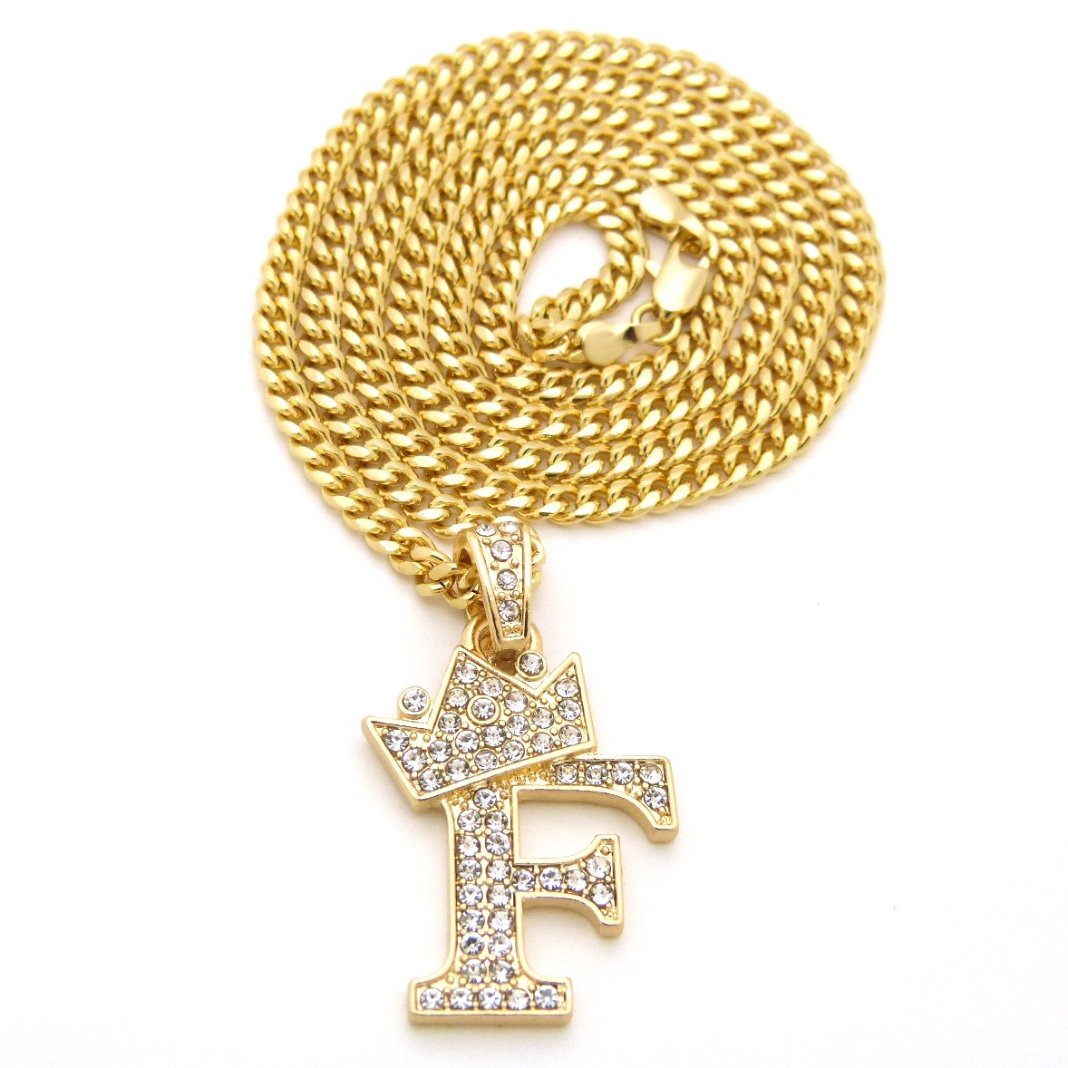 Fashion 21 Unisex Small Size Pave Crown Tilted