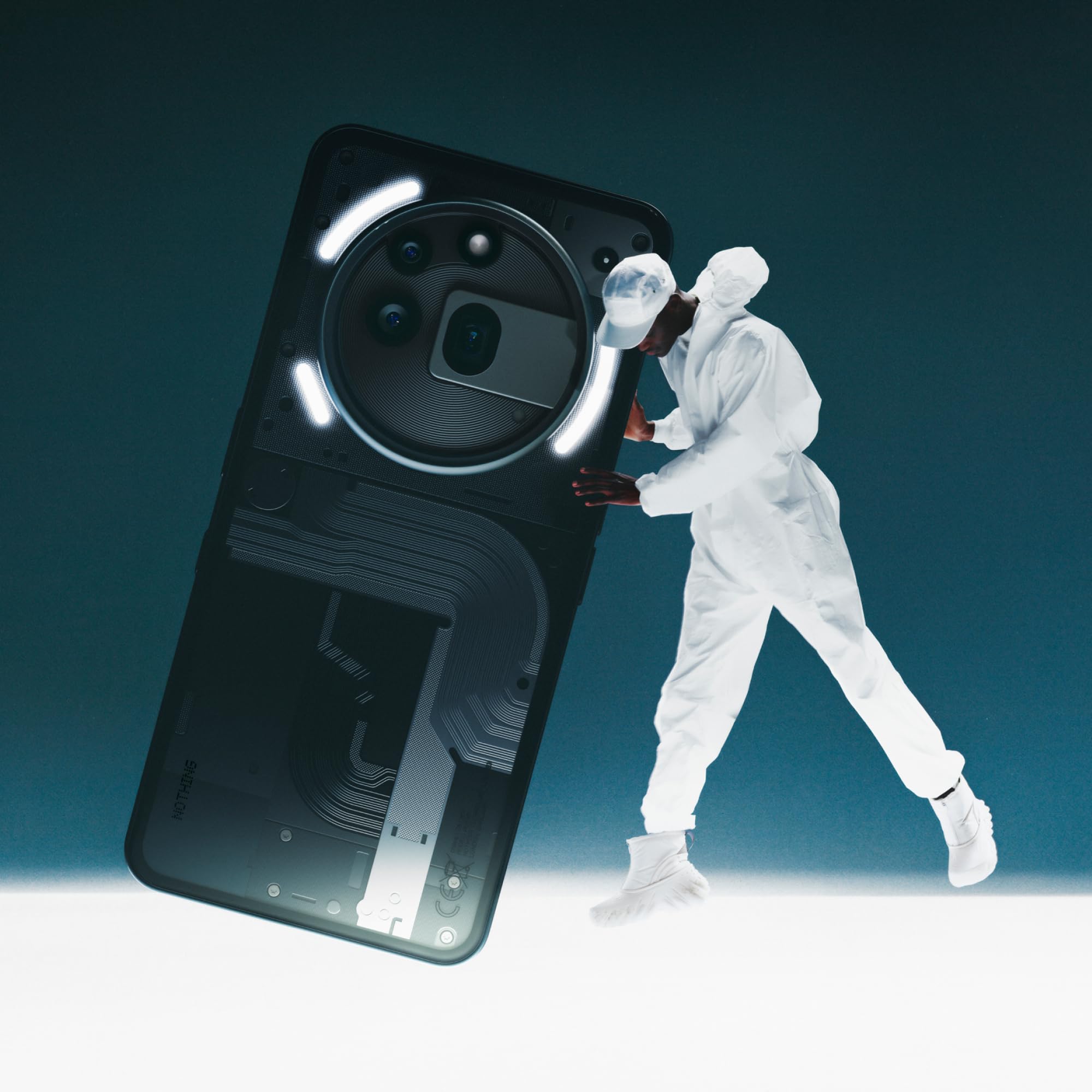 Nothing Phone (3a) Pro 256 GB – Smartphone 5G Android Libre Con eSim, 12 GB RAM, Cámara periscópica OIS de 50MP, Ultra Zoom 60x, Carga rápida a 50W y Pantalla AMOLED FHD+ 120 Hz de 6,77