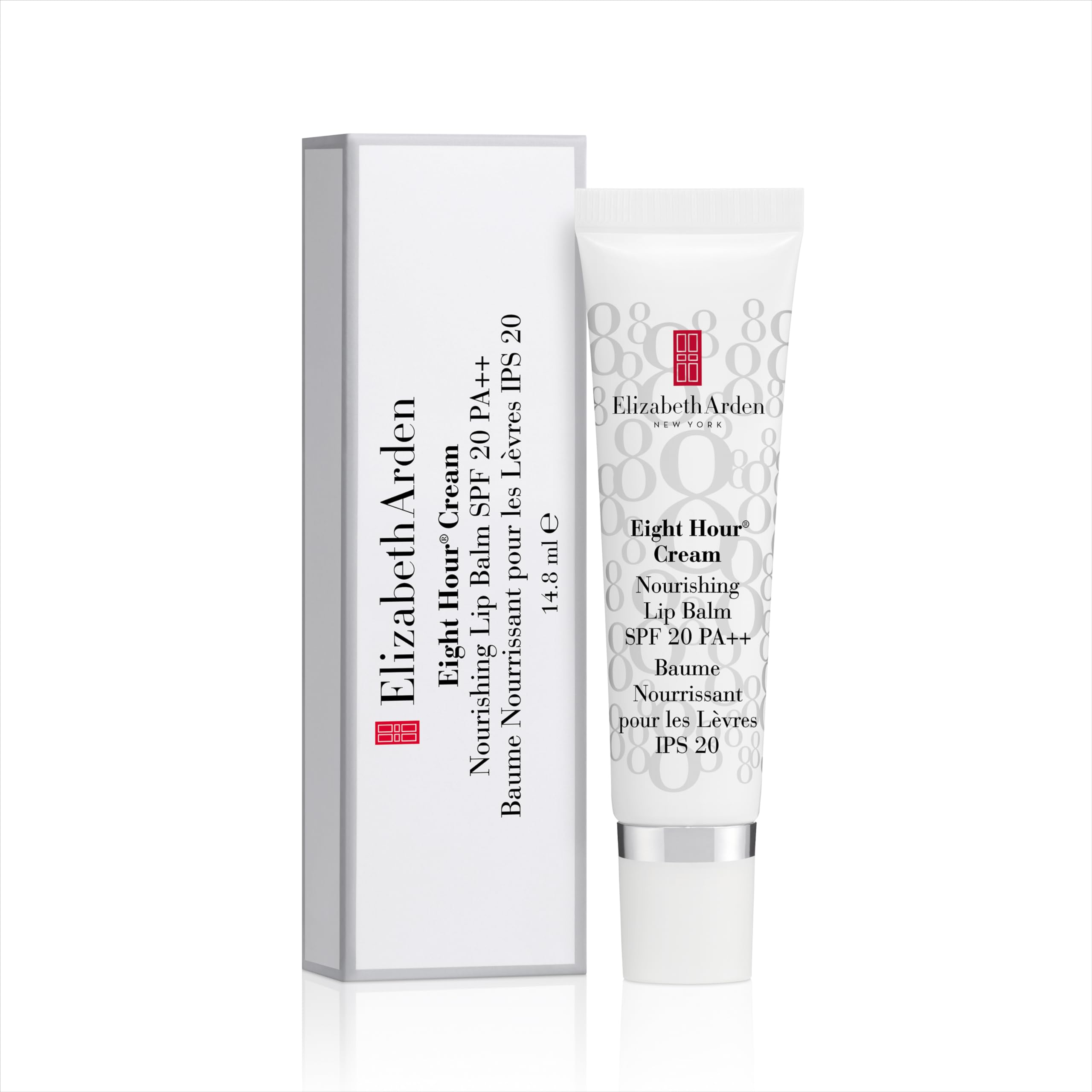 Elizabeth Arden Eight Hour Cream Nourishing Lip Balm SPF 20, 14.8ml, Long-lasting Moisture & Conditioning, Sun Protection for Dry Lips, Unisex
