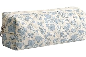 SURBEAV Pencil Case Pen Case Office College School Storage Bag Pouch Holder Box Organizer Makeup Pouch Cosmetic Bag Aesthetic Cute Pencil Case for Girls Boys Kids (S)