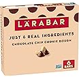 Larabar Chocolate Chip Cookie Dough, Gluten Free Vegan Fruit Nut Bars, 6 ct